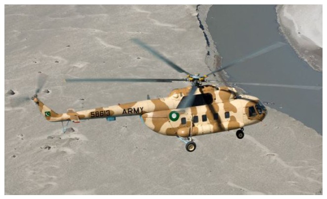 Mi-17 helicopter in Pakistan Army service